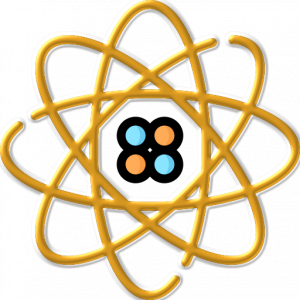 Quantum Wins golden icon illustrating the quantum fields