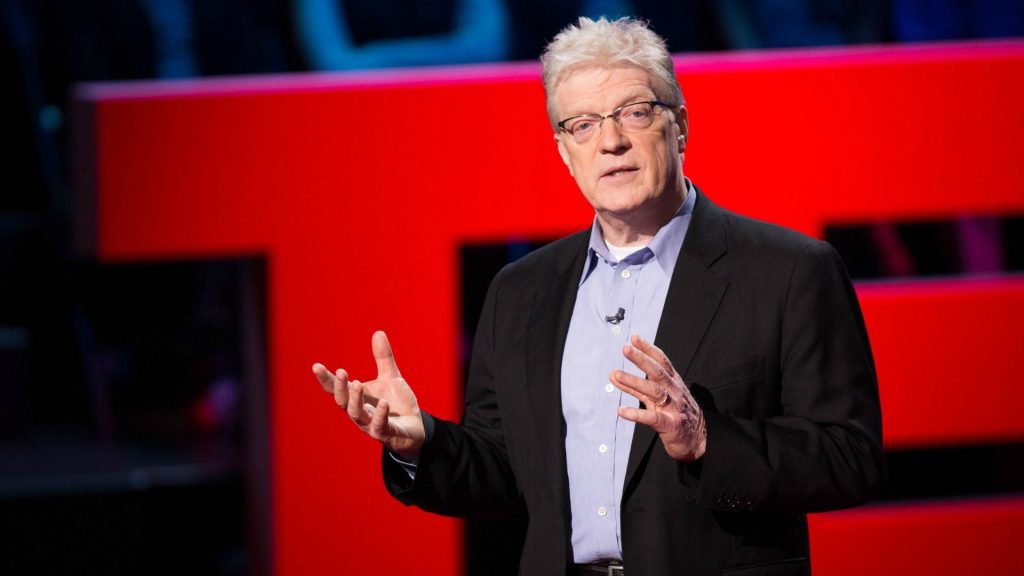 The most popular Ted Talk Sir Ken Robinson about Creativity and schools